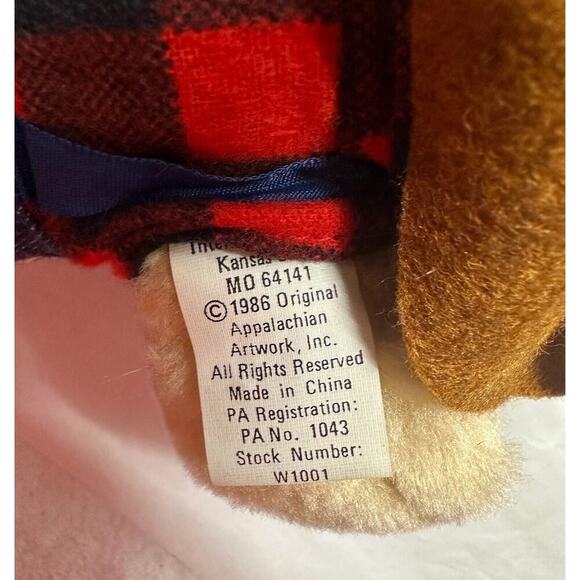 FURSKINS Plush Teddy Bears 7" 1986 Original Appalachian Set Of 3 Vintage - Picture 7 of 9